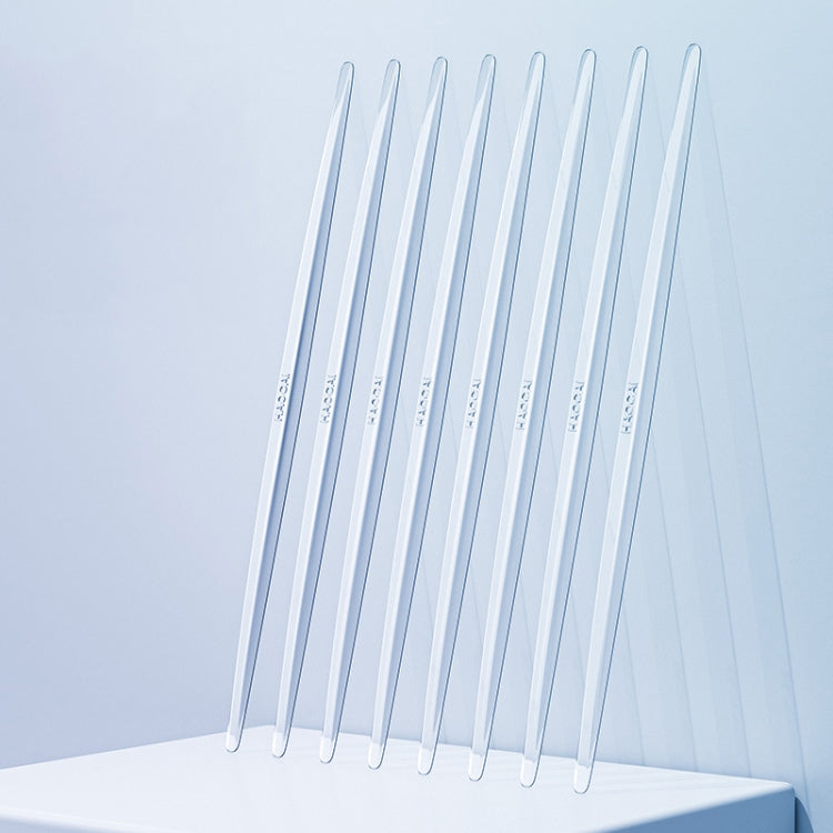 HAOCAI 40cm Car Door Anti-collision Strip Door Edge Bumper Protector, 2pcs Transparent, 2pcs Black, 4pcs Transparent, 4pcs Black, 8pcs Transparent, 8pcs Black