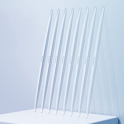 HAOCAI 40cm Car Door Anti-collision Strip Door Edge Bumper Protector, 2pcs Transparent, 2pcs Black, 4pcs Transparent, 4pcs Black, 8pcs Transparent, 8pcs Black