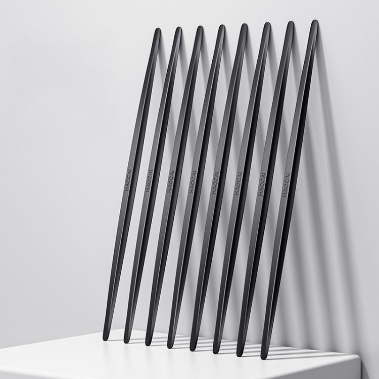 HAOCAI 40cm Car Door Anti-collision Strip Door Edge Bumper Protector, 2pcs Transparent, 2pcs Black, 4pcs Transparent, 4pcs Black, 8pcs Transparent, 8pcs Black