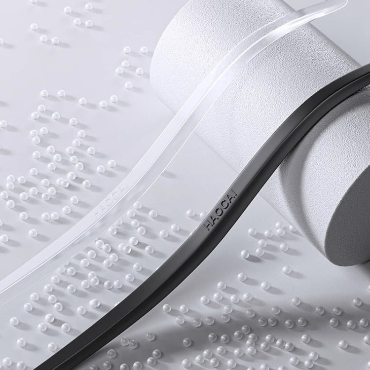 HAOCAI 40cm Car Door Anti-collision Strip Door Edge Bumper Protector, 2pcs Transparent, 2pcs Black, 4pcs Transparent, 4pcs Black, 8pcs Transparent, 8pcs Black