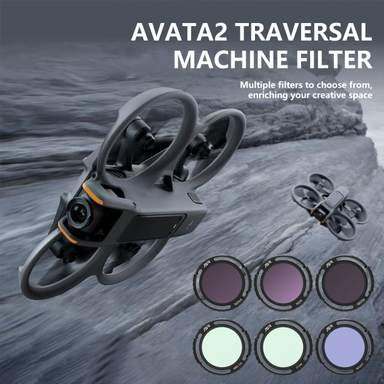 For DJI Avata 2 Traverser Filter Accessories Camera Scrim Polarizing Lens, JSR-2050-01 MCUV, JSR-2050-04 CPL, JSR-2050-05 ND8, JSR-2050-06 ND16, JSR-2050-07 ND32, JSR-2050-08 ND64, JSR-2050-09 ND256, JSR-2050-10 ND8PL, JSR-2050-11 ND16PL...