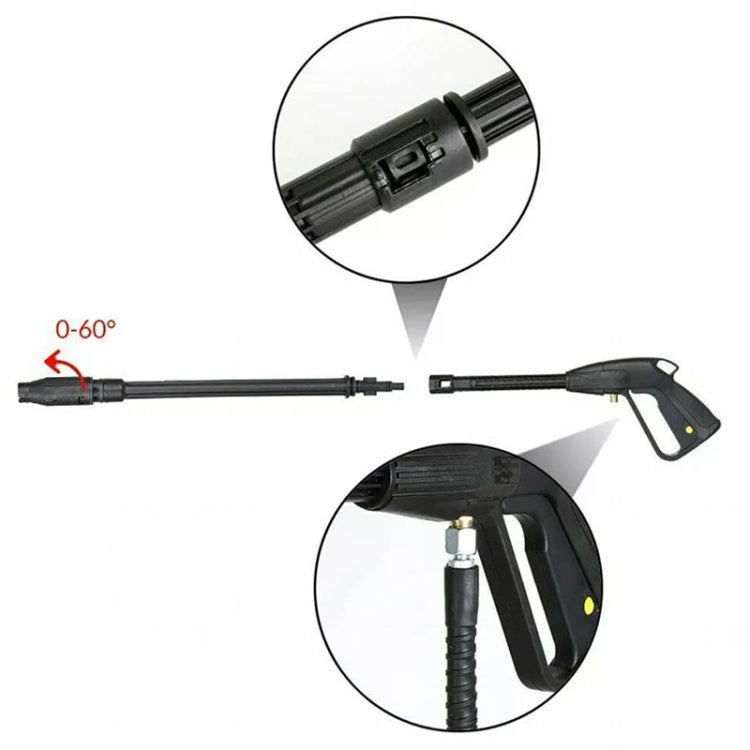 For Karcher K-Series / LAVOR Long Rod Universal Swivel Nozzle High Pressure Car Wash Sprayer Parts, No. 4 Long Rod Nozzle, No. 2 Long Rod Nozzle