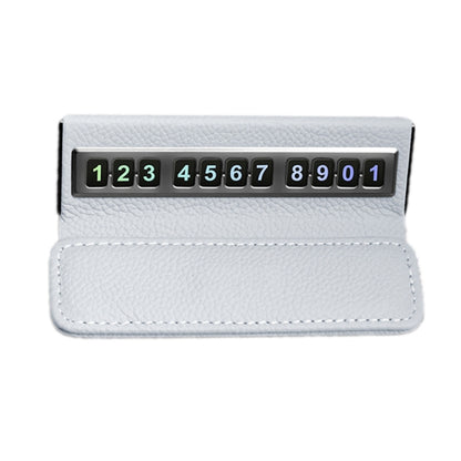 Car Front Windshield Temporary Parking Number Plate Interior Decoration
