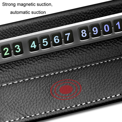 Car Front Windshield Temporary Parking Number Plate Interior Decoration