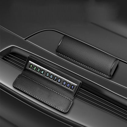 Car Front Windshield Temporary Parking Number Plate Interior Decoration