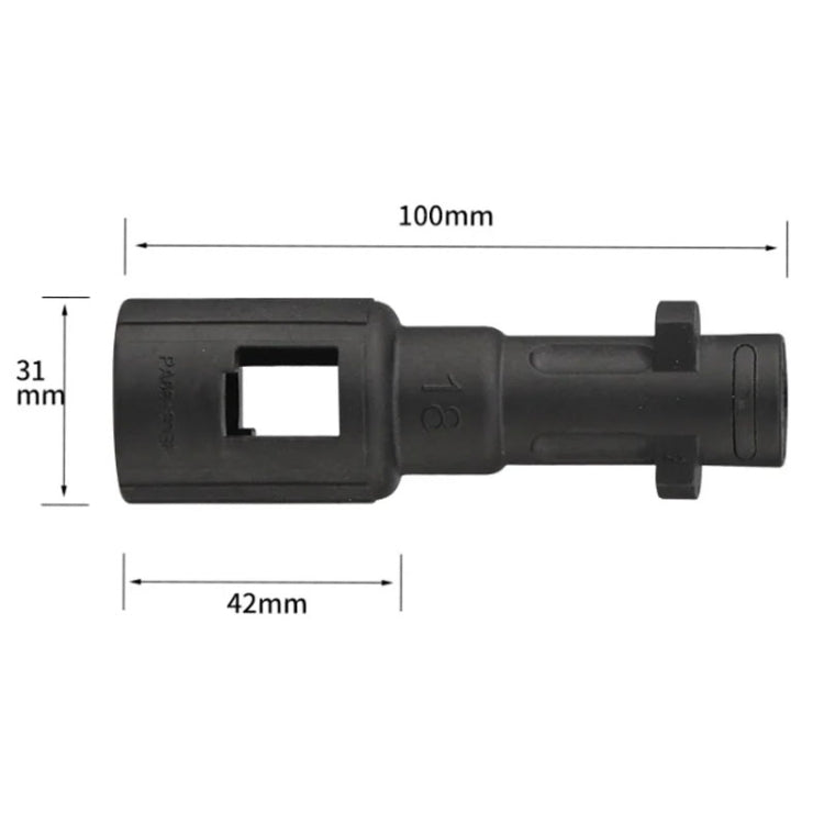 For Karcher K-Series / Lavor Pressure Washer Bayonet Fitting Converter Adapter, Bayonet Fitting Adapter
