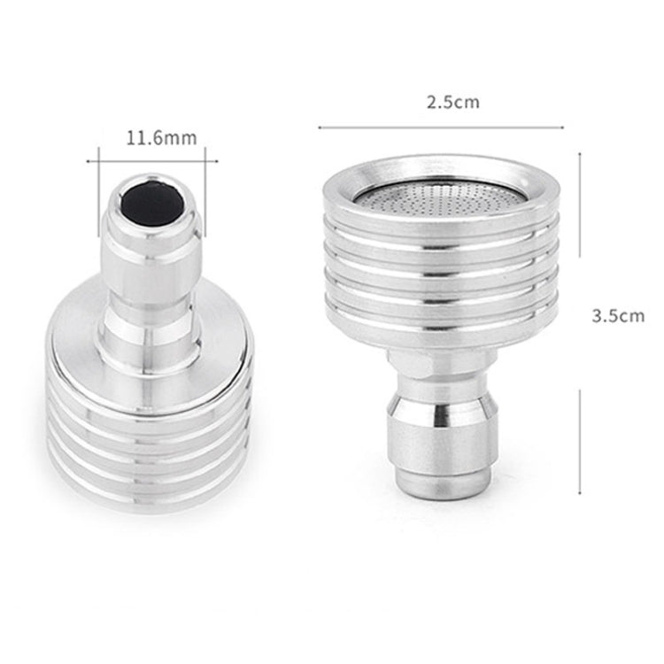 High-pressure Car Wash 1/4 Fast Insert Water Lance Stainless Steel Sprinkler Anti-splash, 0.3mm Hole, 0.4mm Hole, 0.5mm Hole