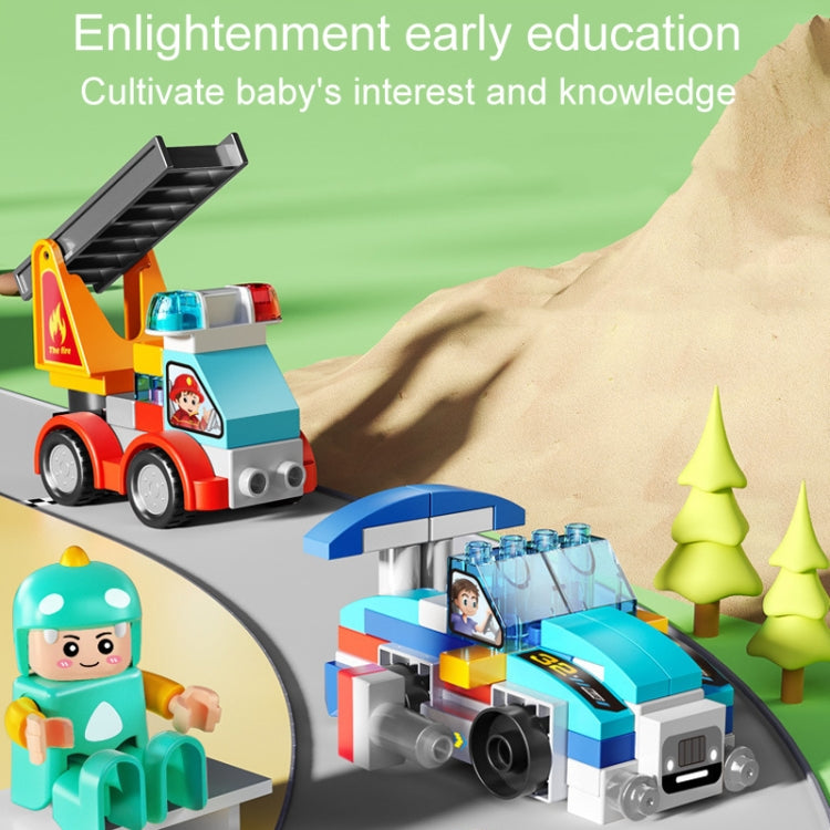 Variable Robot Car Building Block Toys Children Educational Assembling Toys, 172pcs /Box