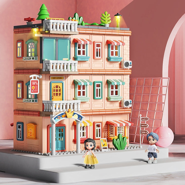 Children Household Large Pellet Building Blocks Villa Castle Assembly Toys, 246pcs /Box, 382pcs /Box, 186pcs /Box, 690pcs /Box