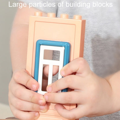 Children Household Large Pellet Building Blocks Villa Castle Assembly Toys, 246pcs /Box, 382pcs /Box, 186pcs /Box, 690pcs /Box