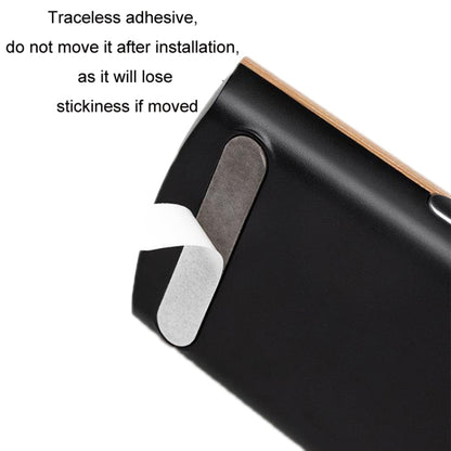 Hidden Luminous Temporary Parking Sign With Car Number, Silver, Imitation Wood Grain, Imitation Stone Pattern, Pure Black, Pure White