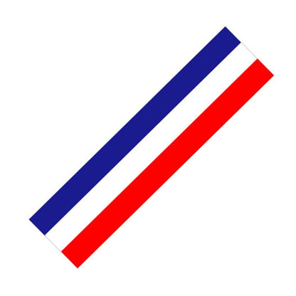 2pcs Steering Wheel Three-color Label Car Modification Film, German Flag, For BMW M Style, France Flag, Italian Flag, Russian Flag