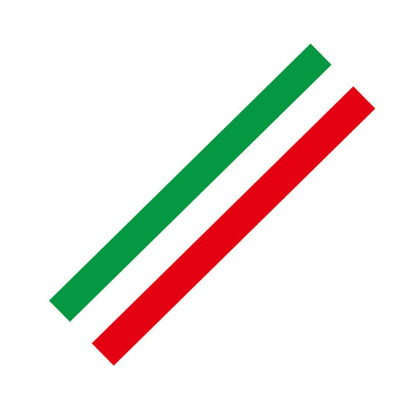 2pcs Steering Wheel Three-color Label Car Modification Film, German Flag, For BMW M Style, France Flag, Italian Flag, Russian Flag