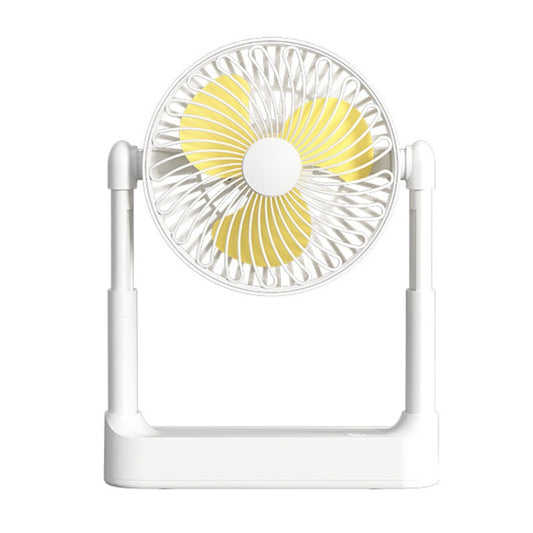 Portable Retractable USB Home Desktop Fan Large Wind Power Outdoor Ceiling Fan, Plug-in Model, Charging Model
