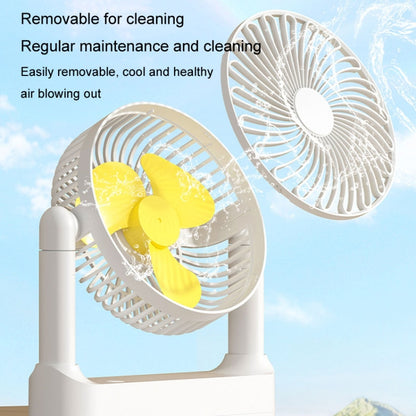 Portable Retractable USB Home Desktop Fan Large Wind Power Outdoor Ceiling Fan, Plug-in Model, Charging Model