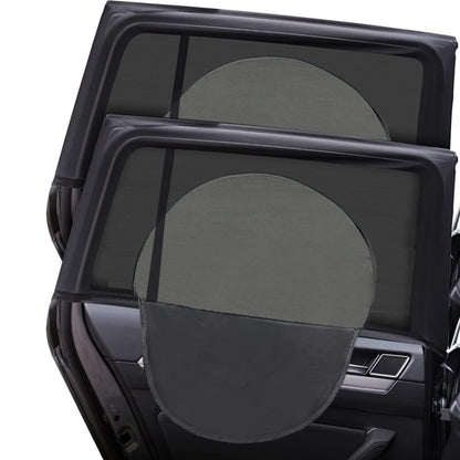 Car Sun Protection Anti-mosquito Window Zipper Sunshade, Front Window (Main+Auxiliary), Rear Window (Left+Right)
