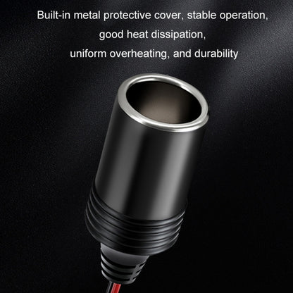 12/24V Car Battery To Cigarette Lighter Female Base Power Supply Cable, 1m, 4m