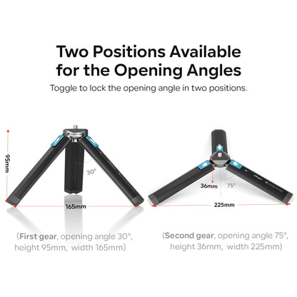 aMagisn AM11 Metal Desktop Tripod Mini Sports Camera SLR Accessories, AM11