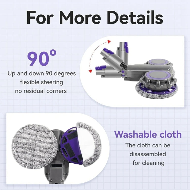 For Dyson V10 Digital Slim V12 Detect Slim Vacuum Cleaner Dry And Wet Mop Head, With Water Tank