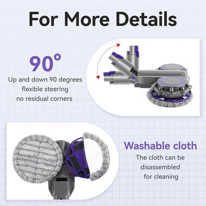 For Dyson V10 Digital Slim V12 Detect Slim Vacuum Cleaner Dry And Wet Mop Head, With Water Tank