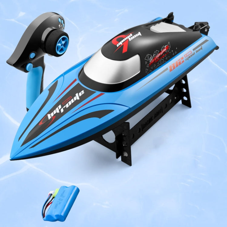 812 High-Speed RC Boat Large Horsepower Speedboat Long Endurance Waterproof Boys Water Toy, Single Battery, Dual Batteries