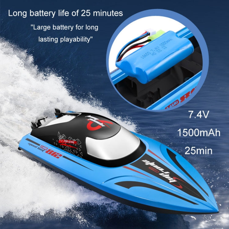 812 High-Speed RC Boat Large Horsepower Speedboat Long Endurance Waterproof Boys Water Toy, Single Battery, Dual Batteries