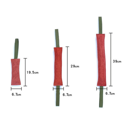 Cowhide Training Dog Bite Stick Pet Toning Toys, 6.7 x 20cm, 6.7 x 30cm, 6.7 x 40cm