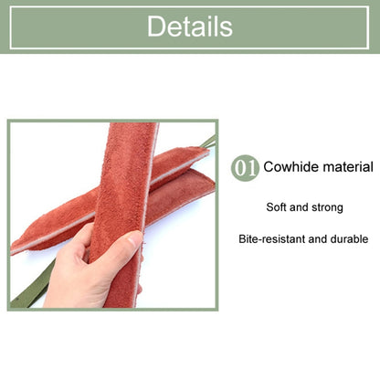 Cowhide Training Dog Bite Stick Pet Toning Toys, 6.7 x 20cm, 6.7 x 30cm, 6.7 x 40cm