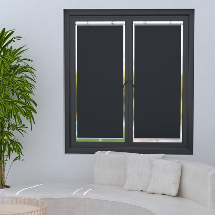 Car Summer No-punch Retractable Titanium Silver Sunshade Curtain, 40x60cm, 40x125cm, 45x125cm, 50x125cm