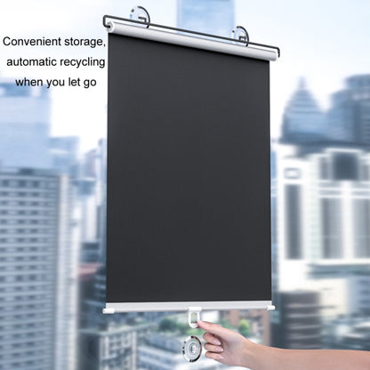 Car Summer No-punch Retractable Titanium Silver Sunshade Curtain, 40x60cm, 40x125cm, 45x125cm, 50x125cm