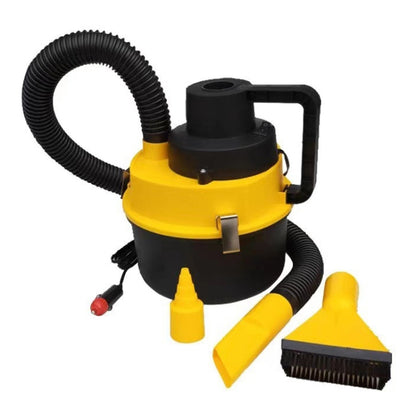Vehicle Vacuum Cleaner For Wet And Dry Use Large Round Tub Car Cleaning Tool, 12V Car Model