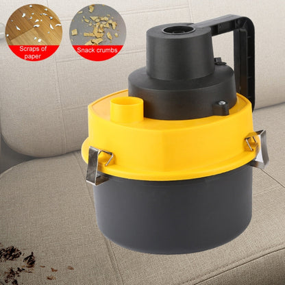 Vehicle Vacuum Cleaner For Wet And Dry Use Large Round Tub Car Cleaning Tool, 12V Car Model