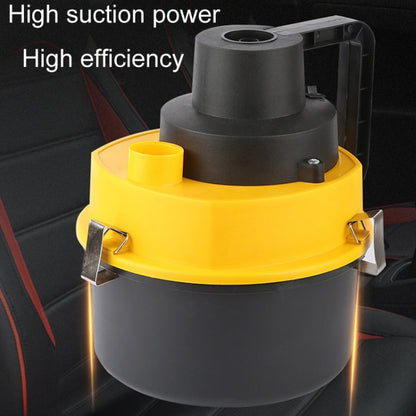 Vehicle Vacuum Cleaner For Wet And Dry Use Large Round Tub Car Cleaning Tool, 12V Car Model