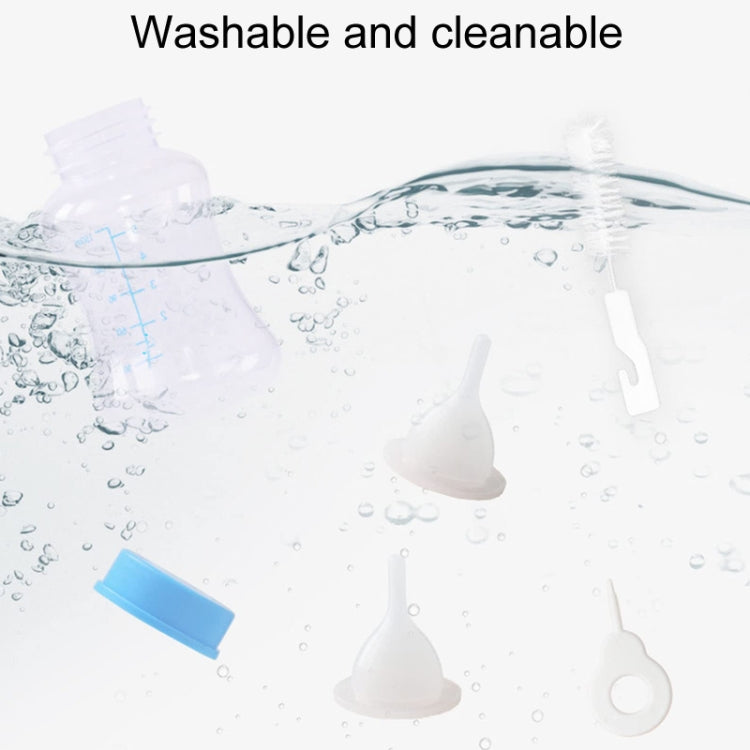 Pet Milk Feeding Bottle Portable Multi-Nipple Water Mug, Large Blue, Large Yellow, Large Green, Small Blue, Small Yellow, Small Green