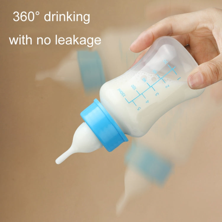 Pet Milk Feeding Bottle Portable Multi-Nipple Water Mug, Large Blue, Large Yellow, Large Green, Small Blue, Small Yellow, Small Green