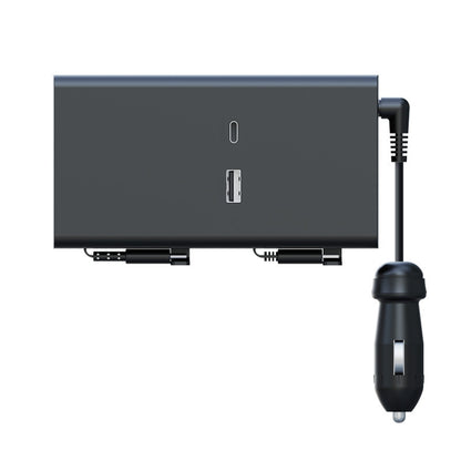 Car Cigarette Lighter Rear Seat Retractable Dual-Wire Charger, Car Charger