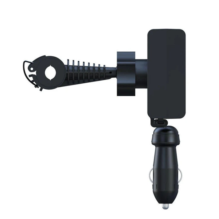 Car Cigarette Lighter Rear Seat Retractable Dual-Wire Charger, Car Charger