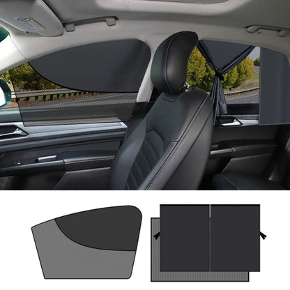Car Magnetic Summer Sun Protection Insulating Privacy Curtain, Main Driver Arc, Co-pilot Arc, Rear Window Square