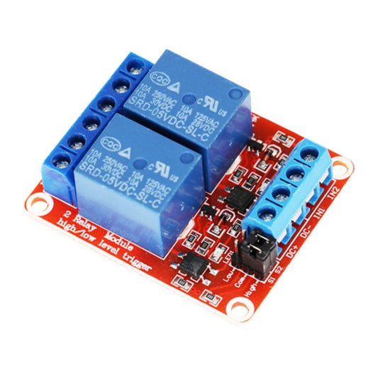 Relay Module With Optocoupler Isolation Supports High And Low Level Trigger Expansion Board, 2 Way 5V, 4 Way 5V, 8 Way 5V