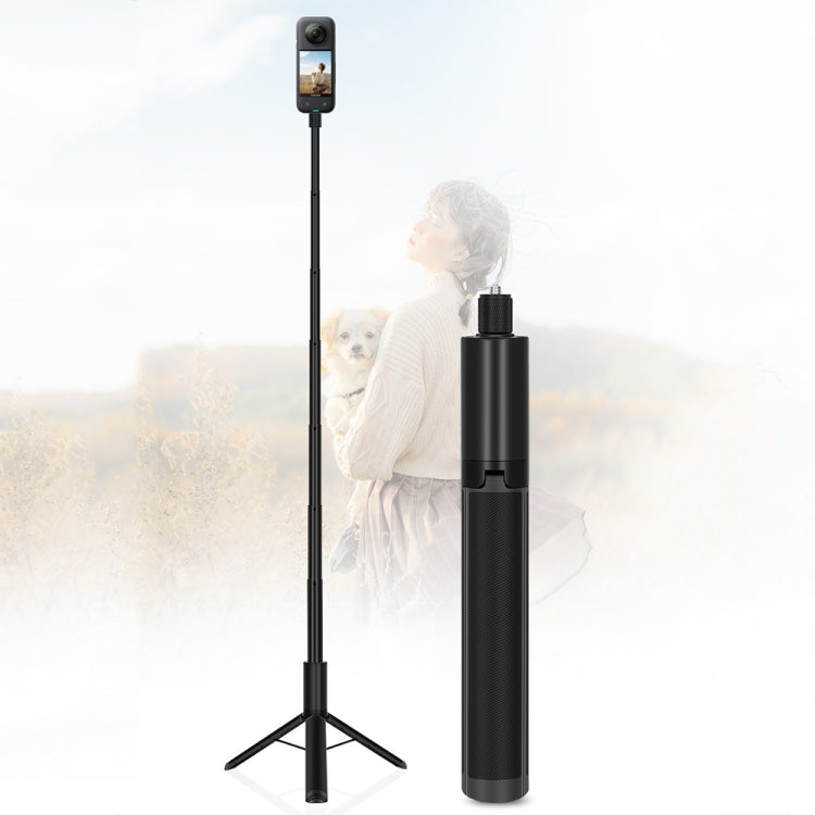 1.22m For Insta360 One X Retractable Integrated Camera Panoramic Invisible Selfie Stick Tripod, 1.22m For Insta360 One X