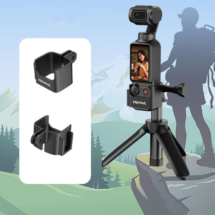 For DJI Osmo Pocket 3 HEPAIL Plastic Expansion Adapter Head Camera Fixed Bezel, AC19