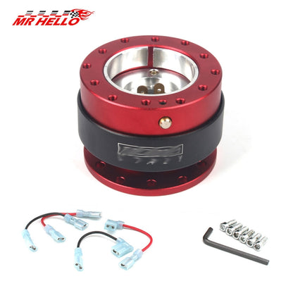 Steering Wheel With Locking Quick Release Booster Pad