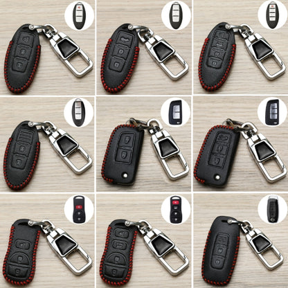 For Nissan Car Key Cover Keychain Anti-lost Number Plate, A, B, C, D, E, F, G, H, I2, I3, I3 One-button Start, I4, X, Y