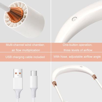Portable Hanging Neck Fan USB Charging Long Life Outdoor Small Fan