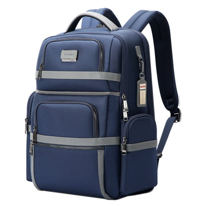 Bopai 61-121601 Large Capacity Waterproof Business Laptop Backpack With USB+Type-C Port