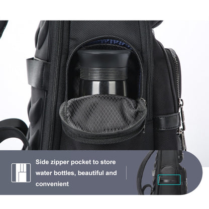 Bopai 61-121601 Large Capacity Waterproof Business Laptop Backpack With USB+Type-C Port