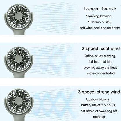 Mini Handheld Small Fan Rechargeable Mute Desktop Portable Fan