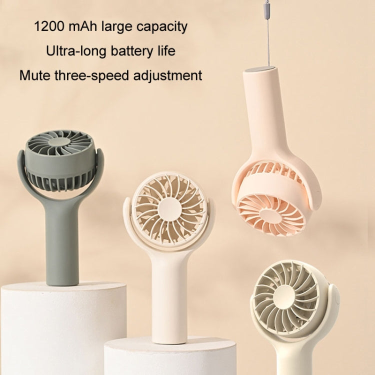 Mini Handheld Small Fan Rechargeable Mute Desktop Portable Fan