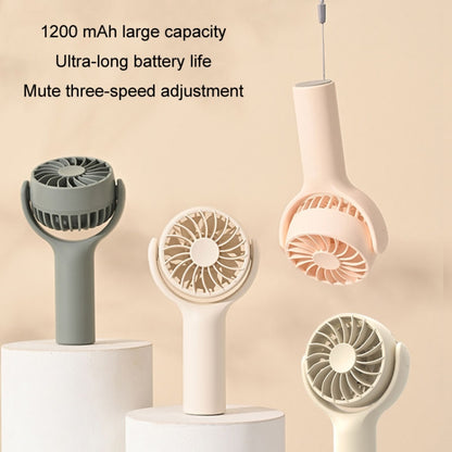 Mini Handheld Small Fan Rechargeable Mute Desktop Portable Fan