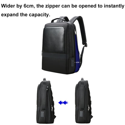 Bopai 61-26111 Large Capacity Business Commuter Laptop Backpack With USB+Type-C Port, 61-26111
